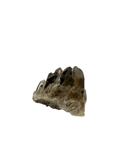 Smoky quartz cluster