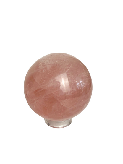Rose quartz sphere