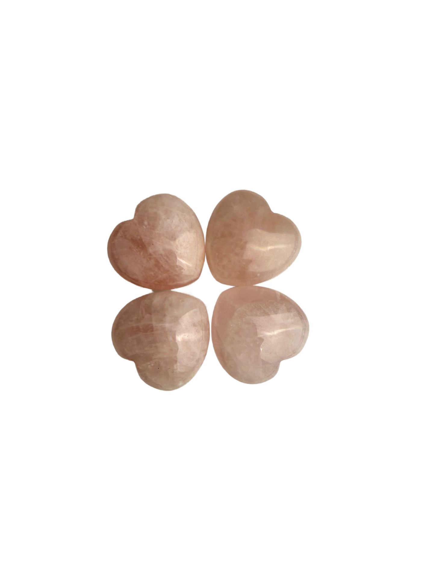 Rose quartz heart