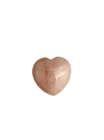 Rose quartz heart