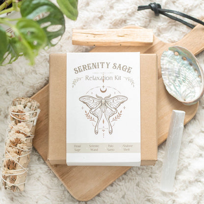Serenity sage relaxation smudge kit
