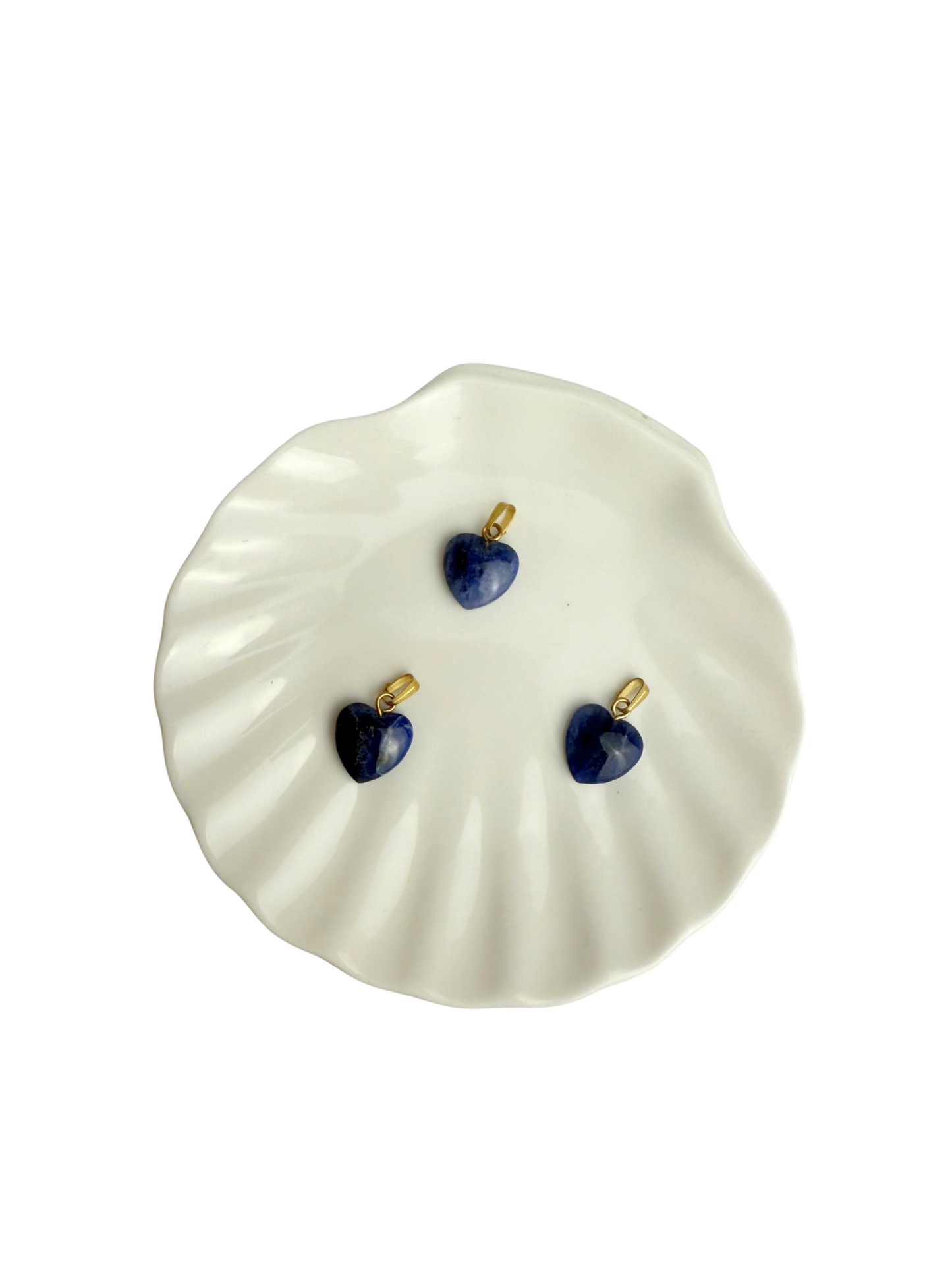 Sodalite heart pendant
