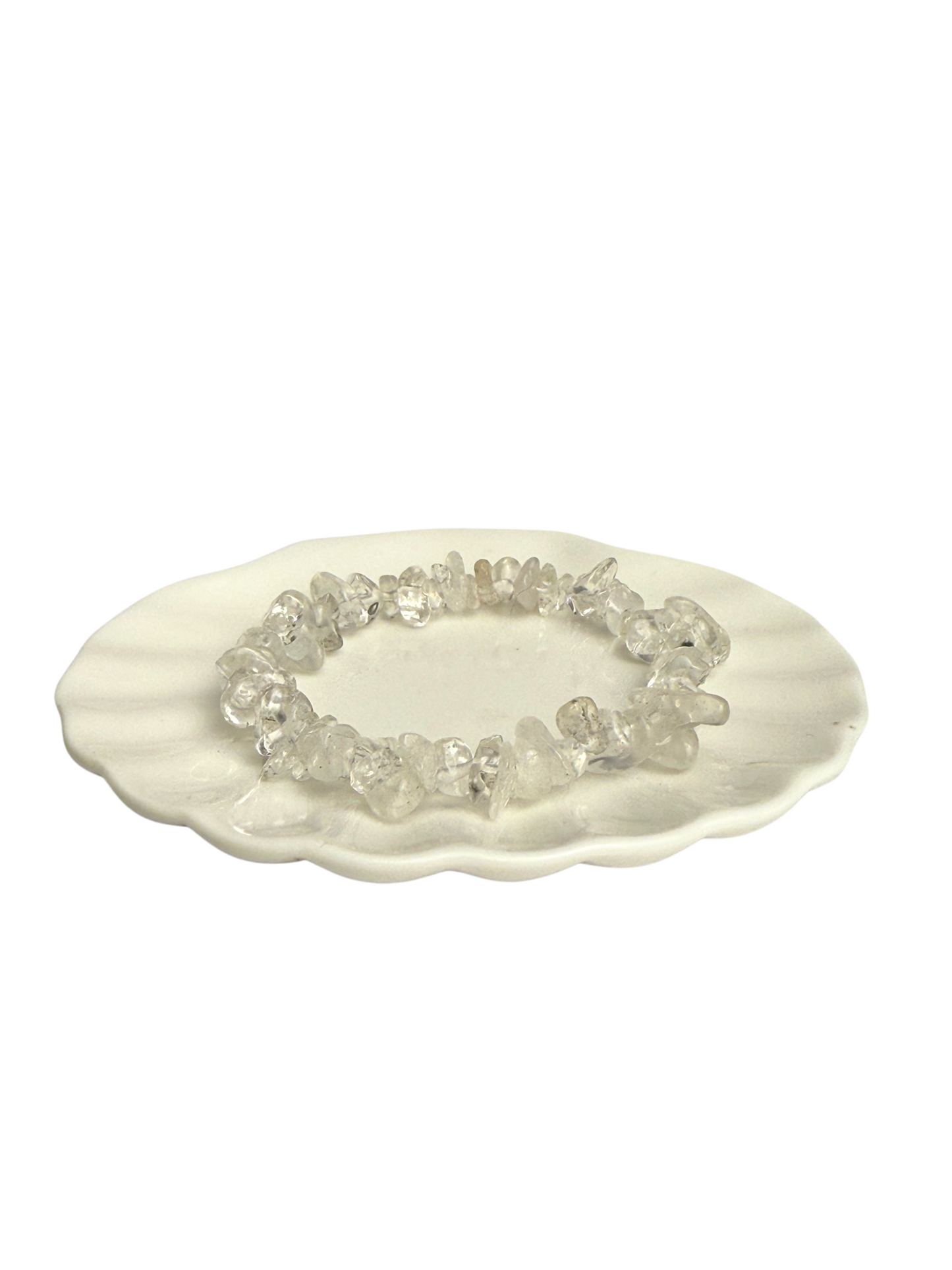 Rock crystal bracelet split
