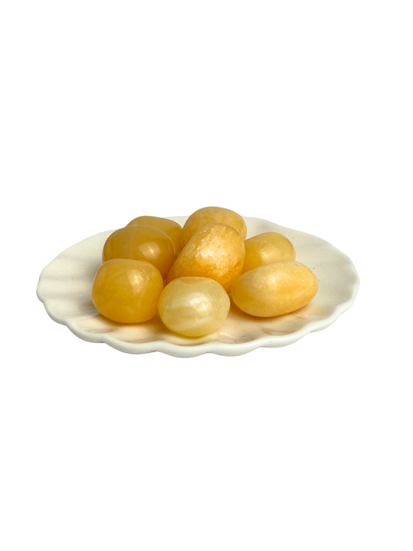 Trommelsteen Oranje Calciet