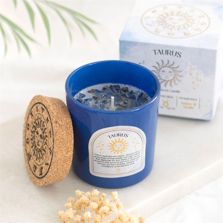 Zodiac scented candle Taurus