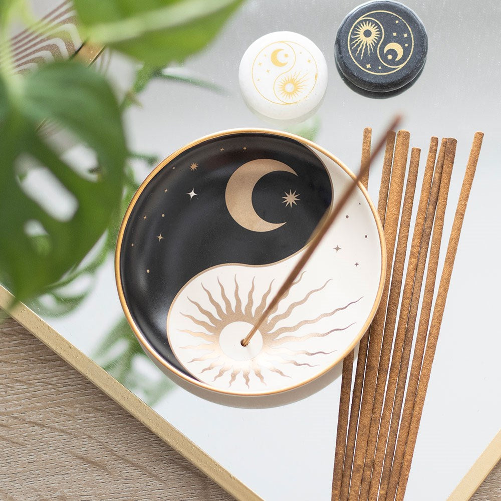 Luna incense holder