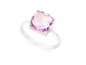 Amethist ring 925 zilver maat 54