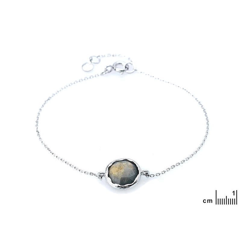 Armband met Labradoriet 925 zilver