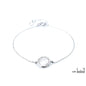 Armband met Rozenkwarts 925 zilver